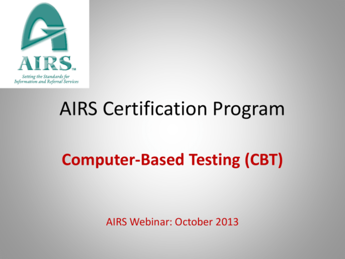 Is airs certification worth it